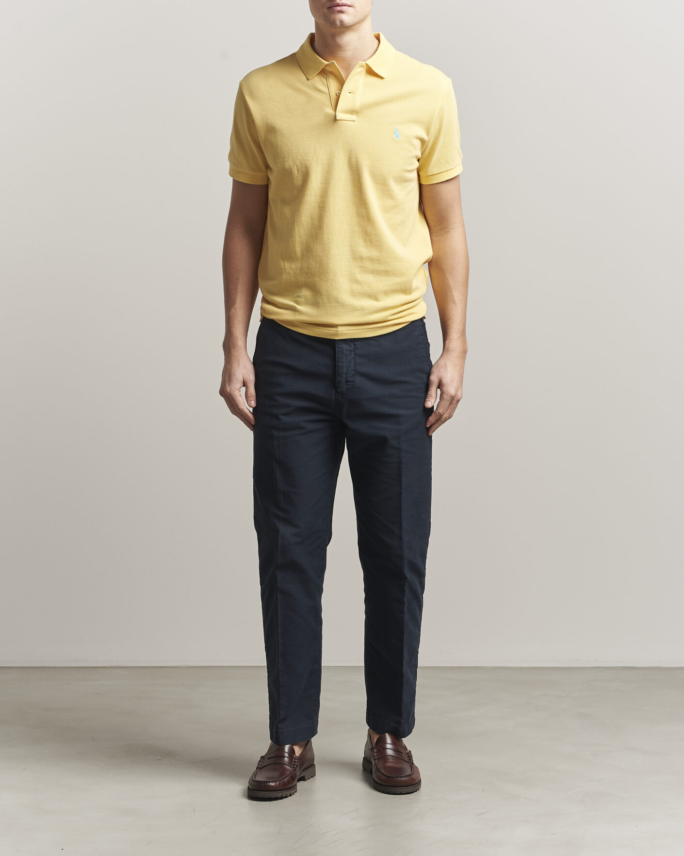 Herre | Pikéer | Polo Ralph Lauren | Slim Fit Polo Empire Yellow