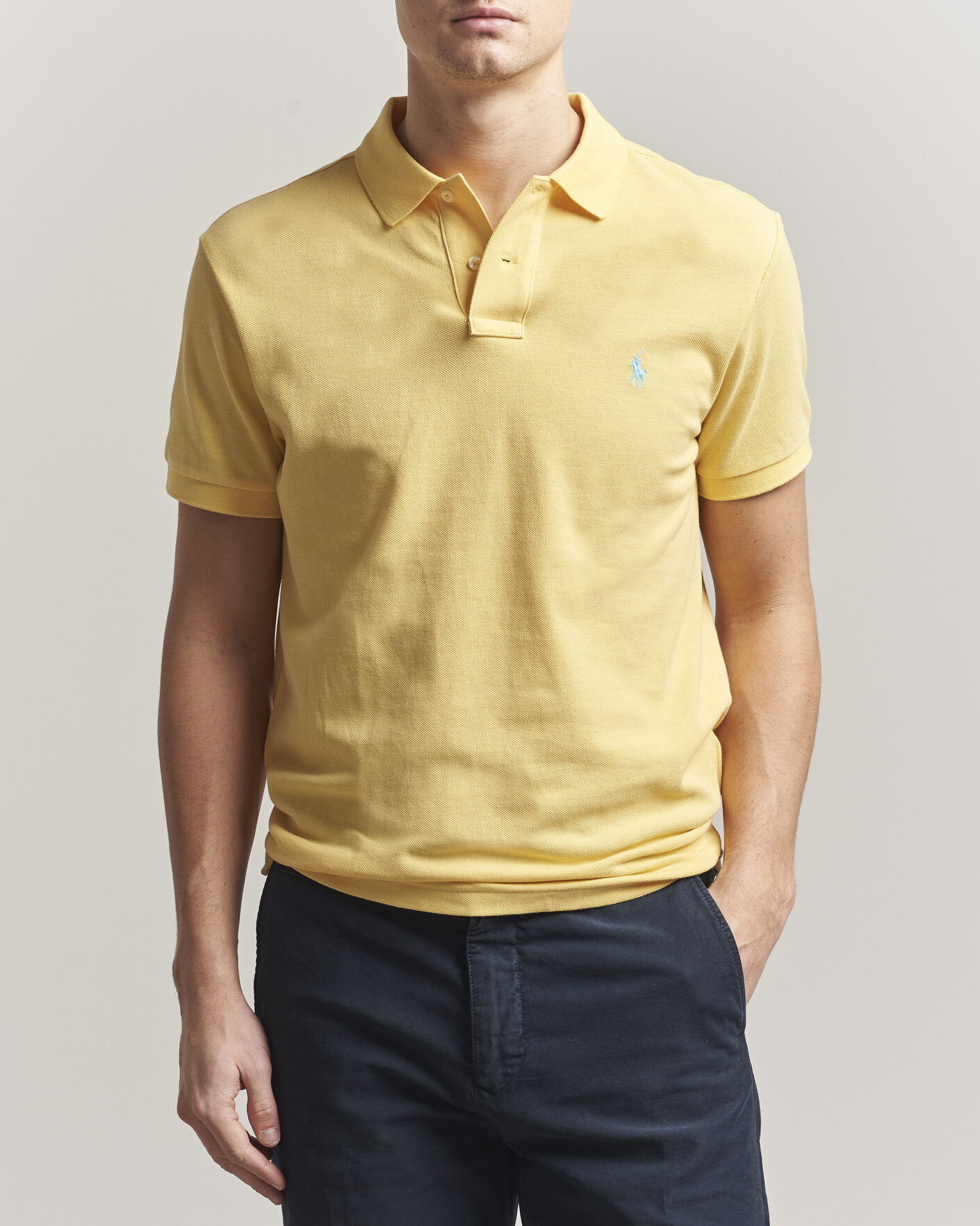 Herre | Pikéer | Polo Ralph Lauren | Slim Fit Polo Empire Yellow