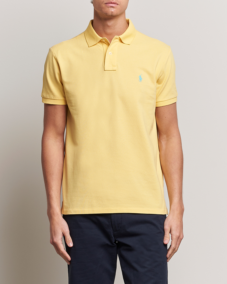 Herre | Pikéer | Polo Ralph Lauren | Custom Slim Fit Polo Corn Yellow