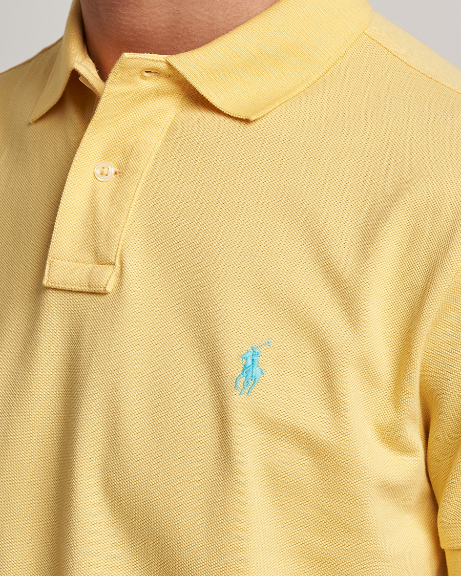 Herre | Pikéer | Polo Ralph Lauren | Custom Slim Fit Polo Corn Yellow