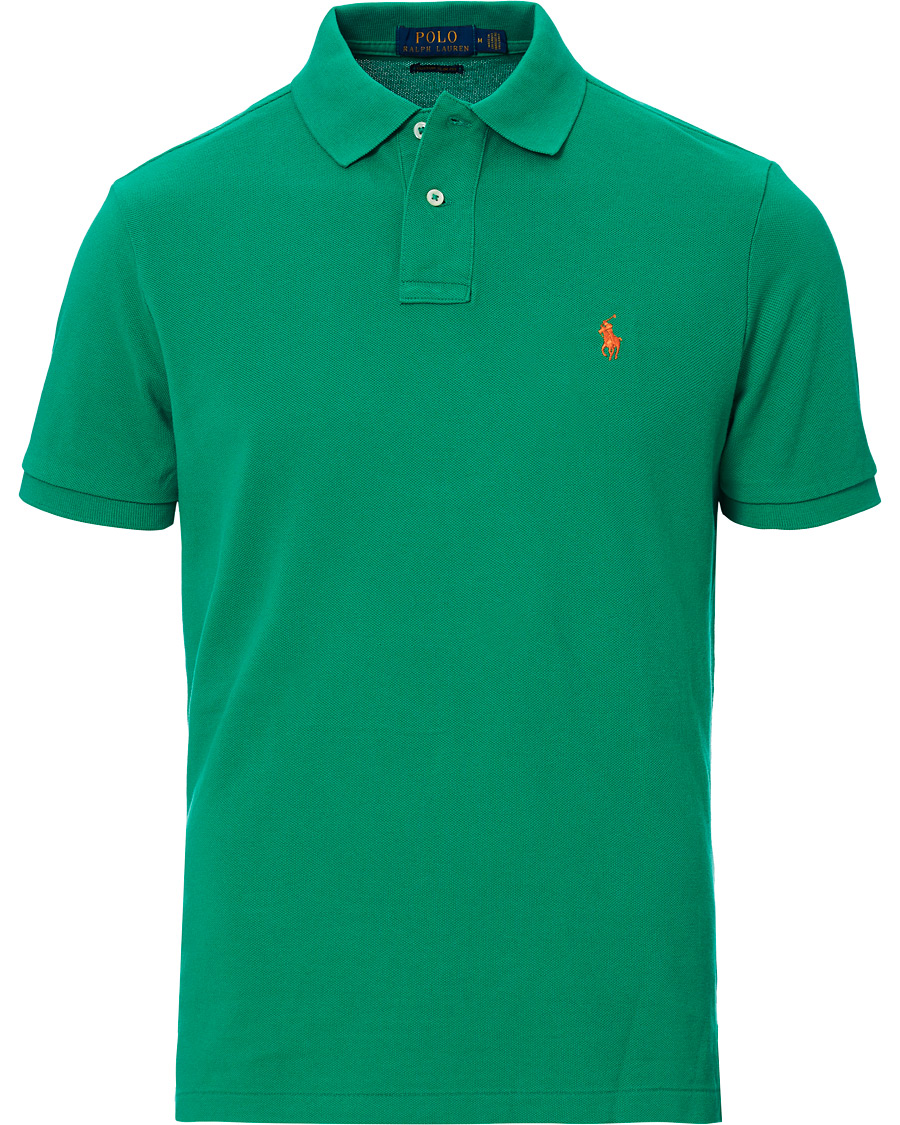 Herre | Pikéer | Polo Ralph Lauren | Custom Slim Fit Polo Chroma Green