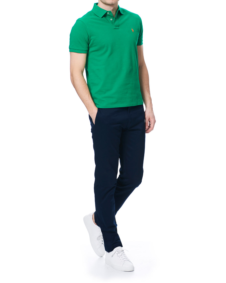 Herre | Pikéer | Polo Ralph Lauren | Custom Slim Fit Polo Chroma Green