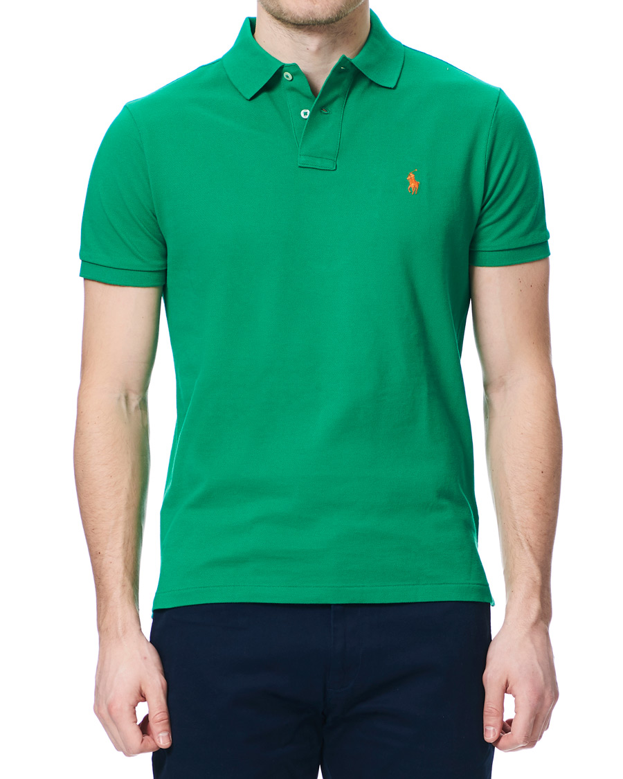 Herre | Pikéer | Polo Ralph Lauren | Custom Slim Fit Polo Chroma Green