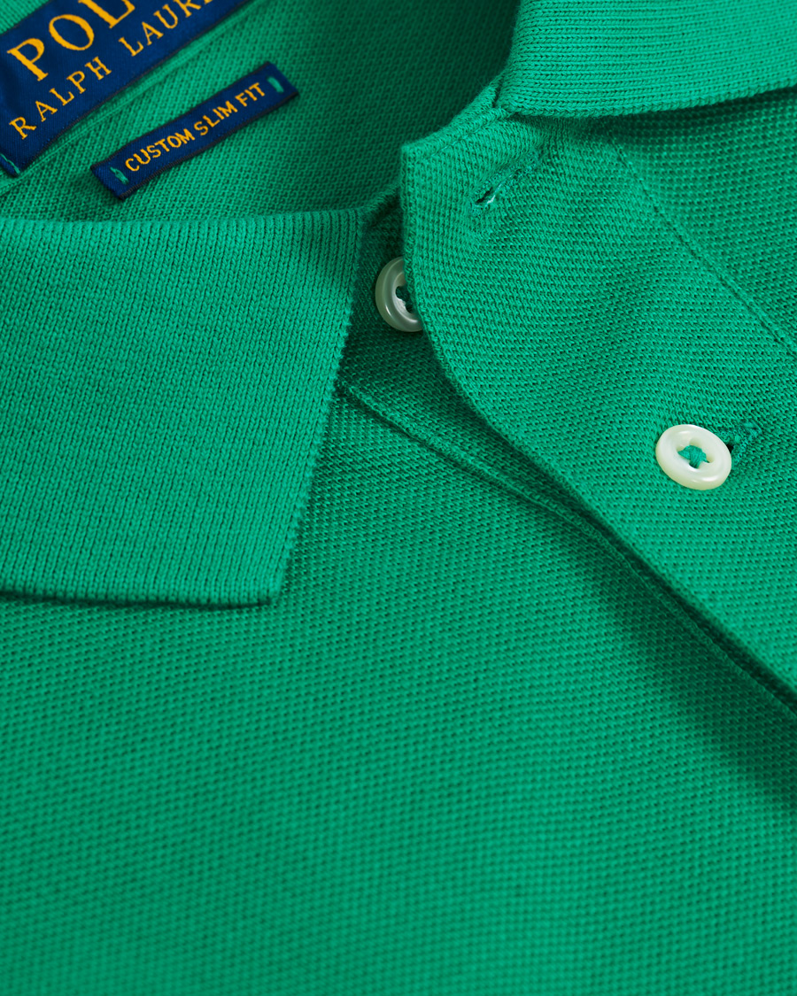 Herre | Pikéer | Polo Ralph Lauren | Custom Slim Fit Polo Chroma Green