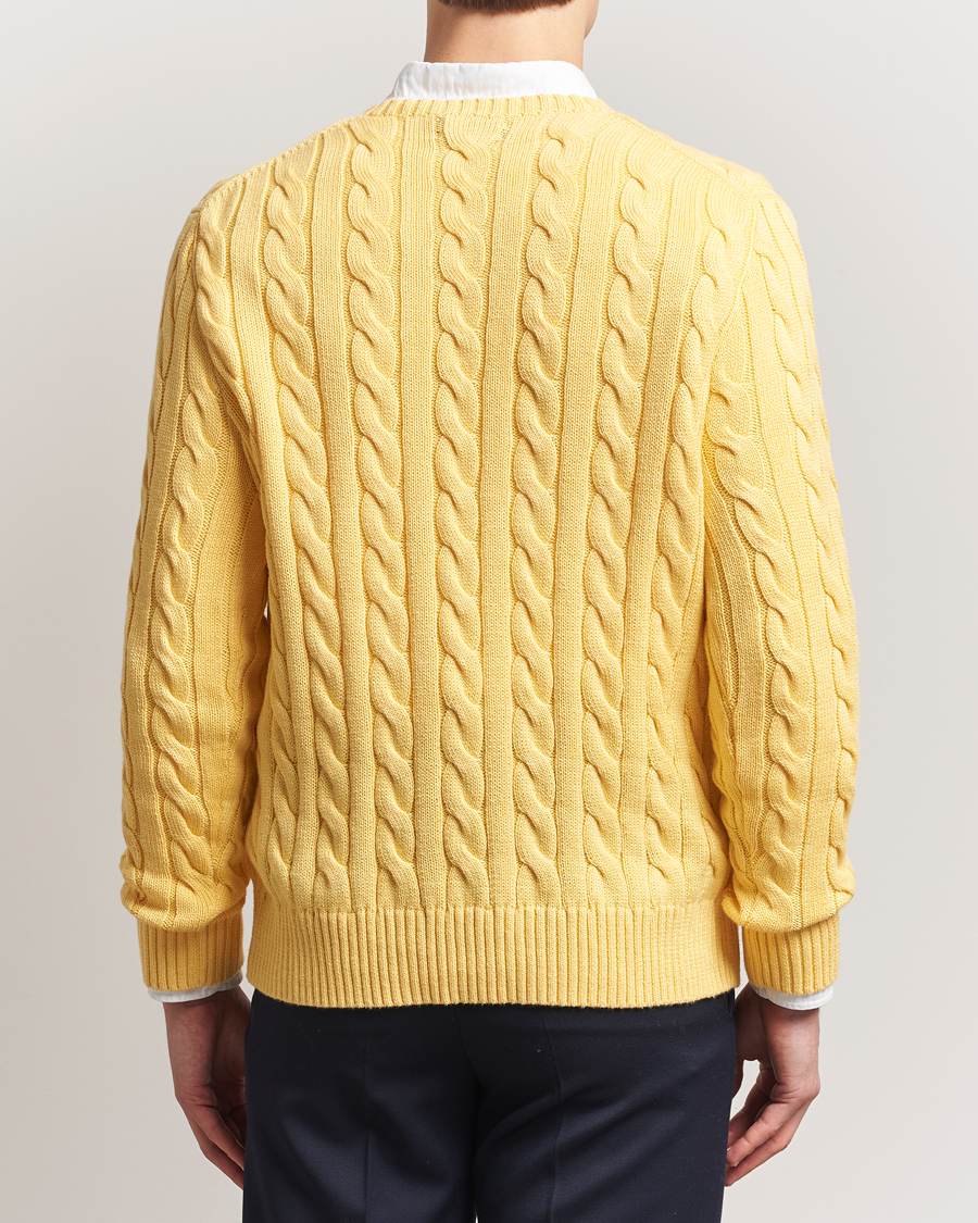 Herre | Gensere | Polo Ralph Lauren | Cotton Cable Pullover Fall Yellow