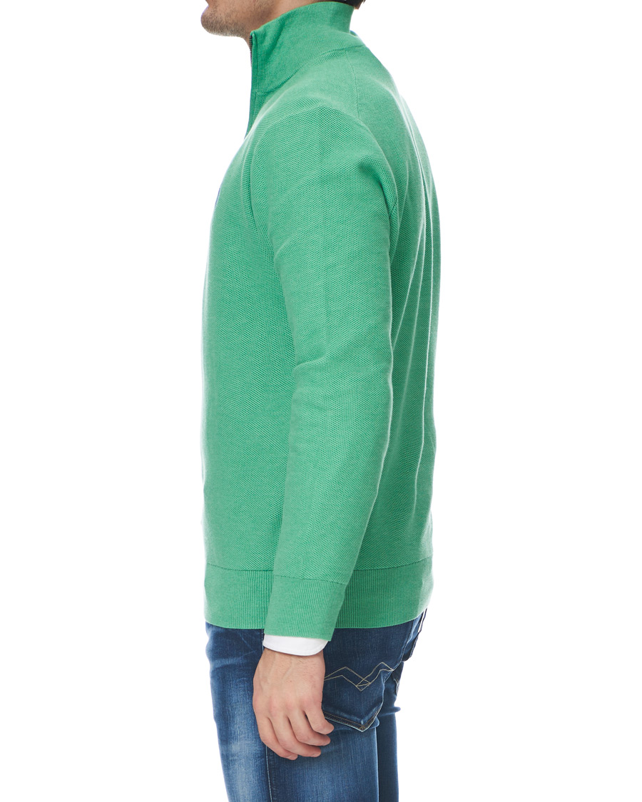 Herre | Gensere | Polo Ralph Lauren | Texture Half Zip Green Heather