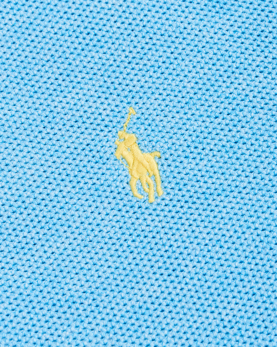Herre | Gensere | Polo Ralph Lauren | Texture Half Zip Light Blue Heather