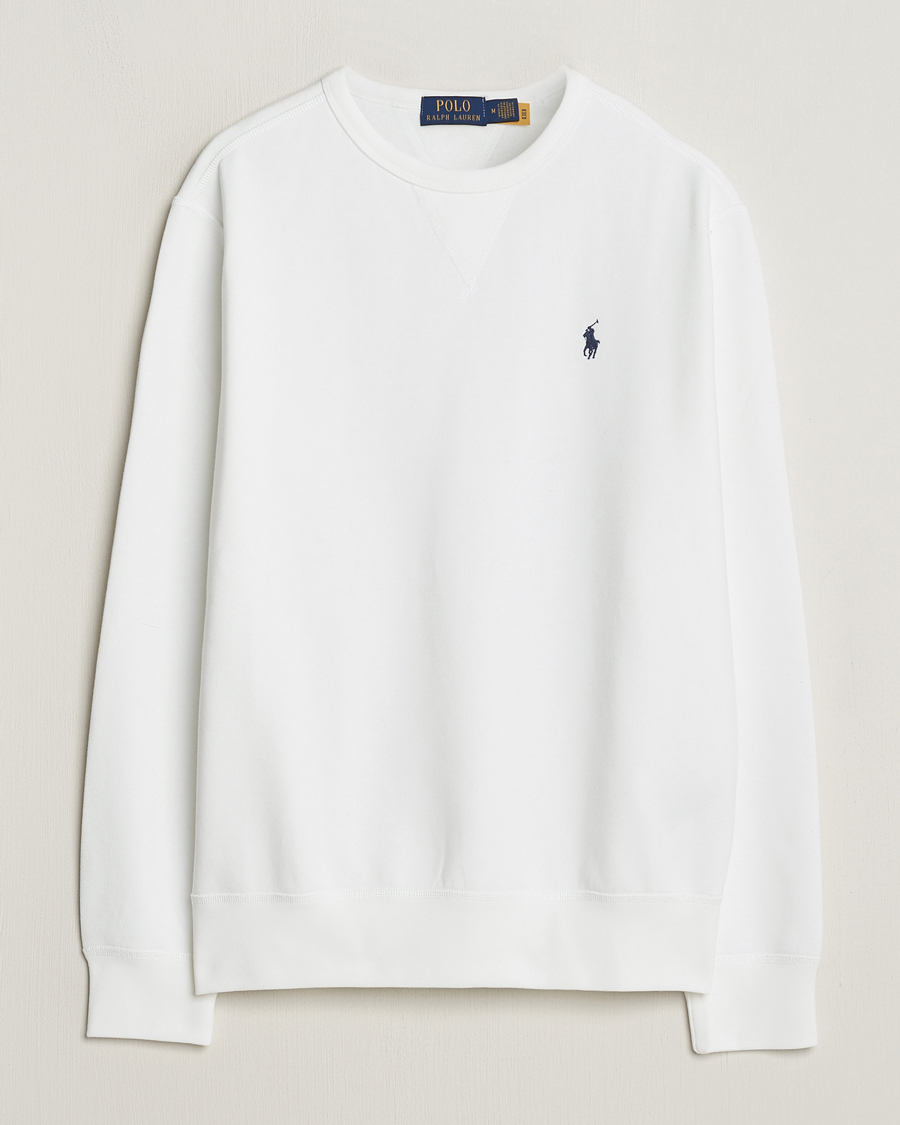 Herre | Gensere | Polo Ralph Lauren | Crew Neck Sweatshirt White