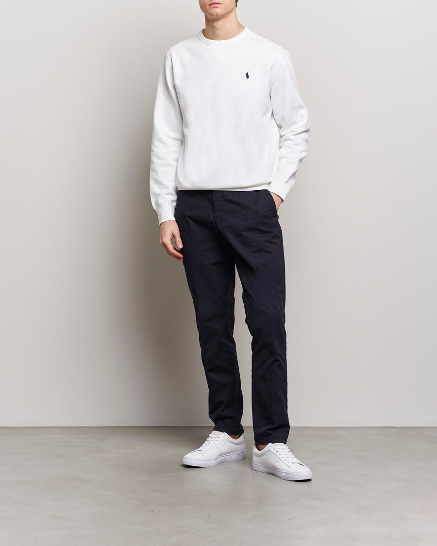 Herre | Gensere | Polo Ralph Lauren | Crew Neck Sweatshirt White