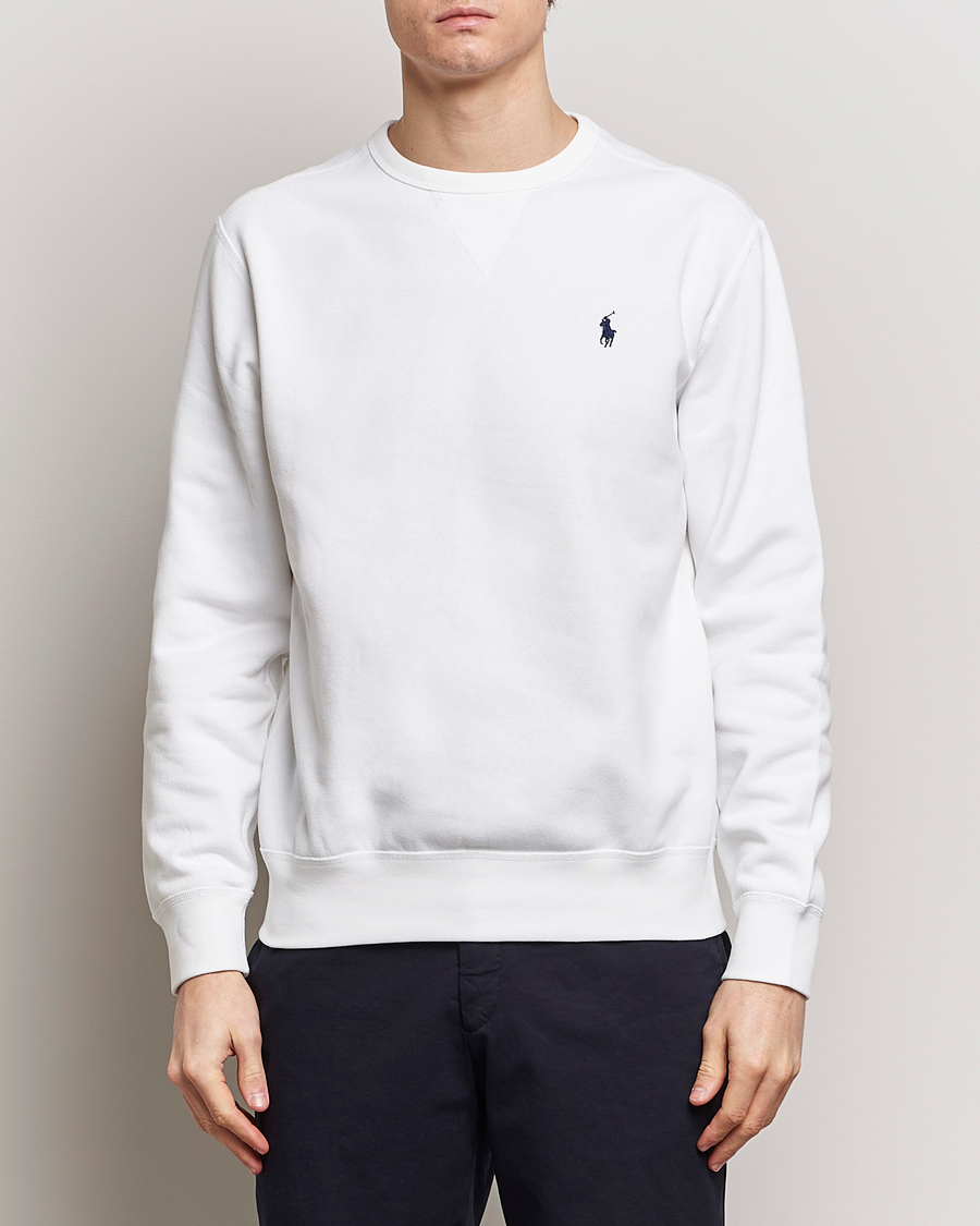 Herre | Gensere | Polo Ralph Lauren | Crew Neck Sweatshirt White