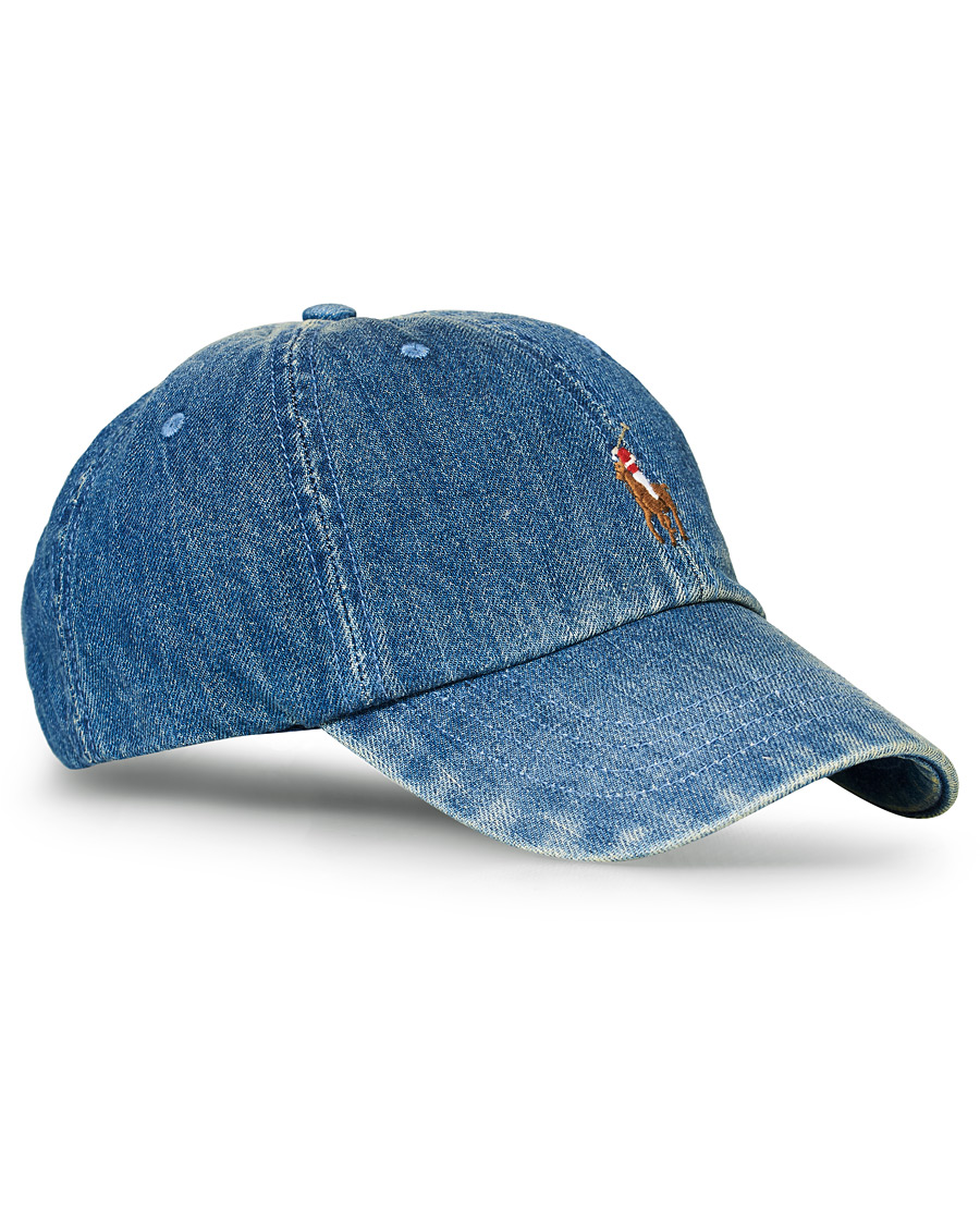 Polo Ralph Lauren Denim Cap Light Wash Denim hos CareOfCarl.no