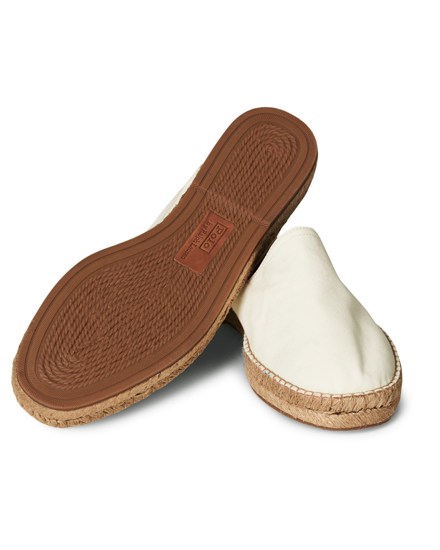 Herre | Polo Ralph Lauren Cevio Washed Canvas Espandrilles Creme | Polo Ralph Lauren | Cevio Washed Canvas Espandrilles Creme