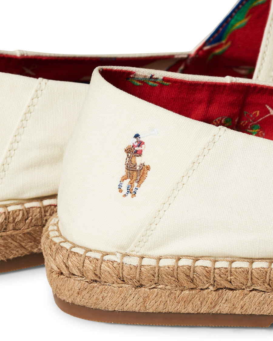 Herre | Polo Ralph Lauren Cevio Washed Canvas Espandrilles Creme | Polo Ralph Lauren | Cevio Washed Canvas Espandrilles Creme