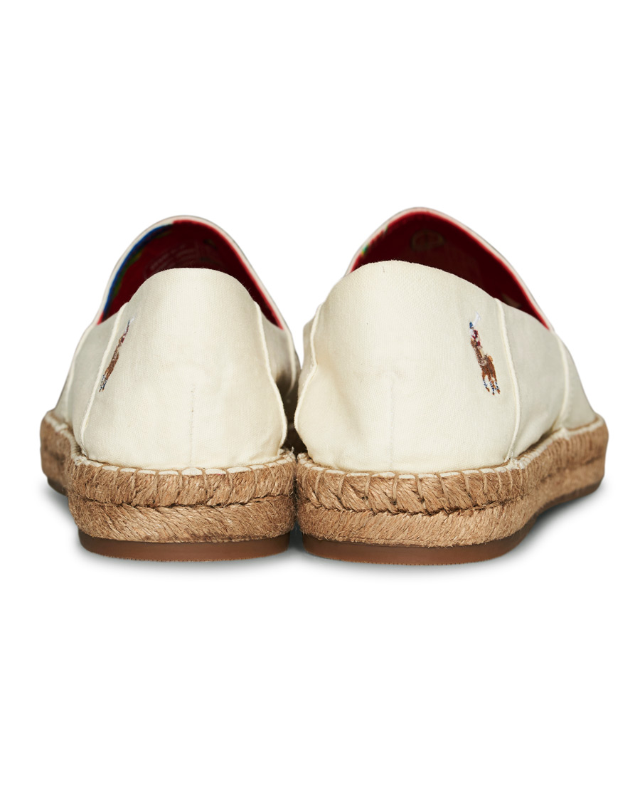 Herre | Polo Ralph Lauren Cevio Washed Canvas Espandrilles Creme | Polo Ralph Lauren | Cevio Washed Canvas Espandrilles Creme