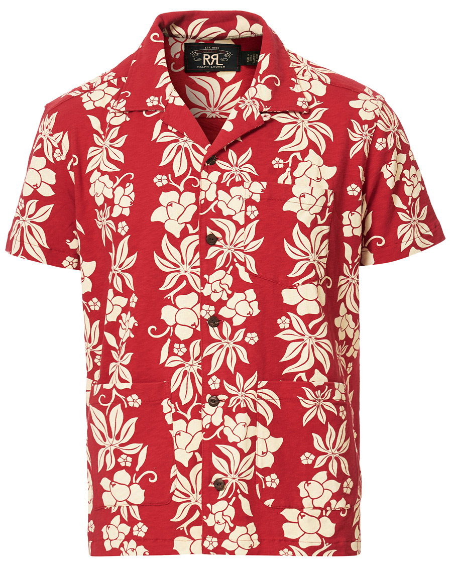 Herre | Skjorter | RRL | Vintage Hawaiian Camp Shirt Bermuda Red