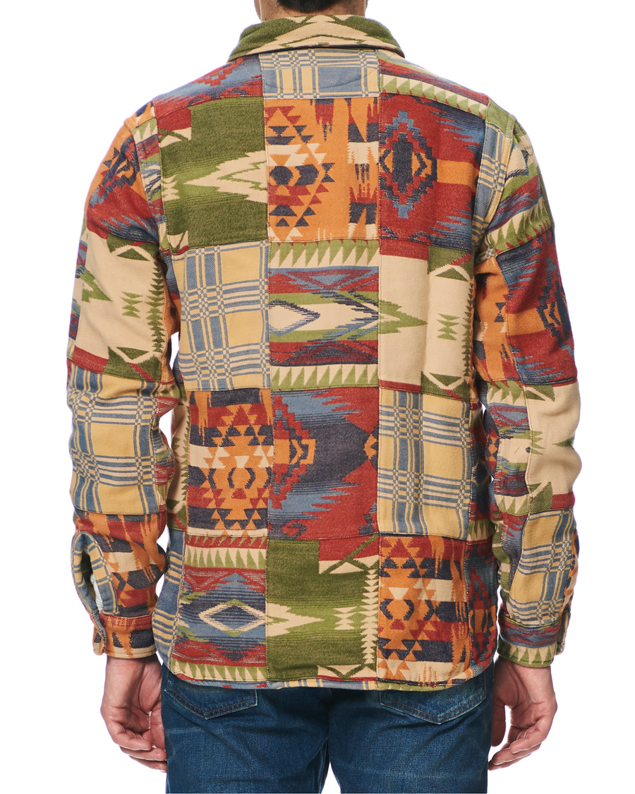 Herre | Skjorter | RRL | Matlock Patchwork Workshirt Red/Multi