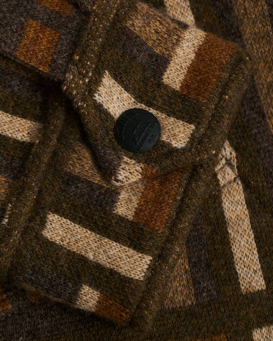Herre | Jakker | RRL | Wool Workshirt Sweater Brown Multi