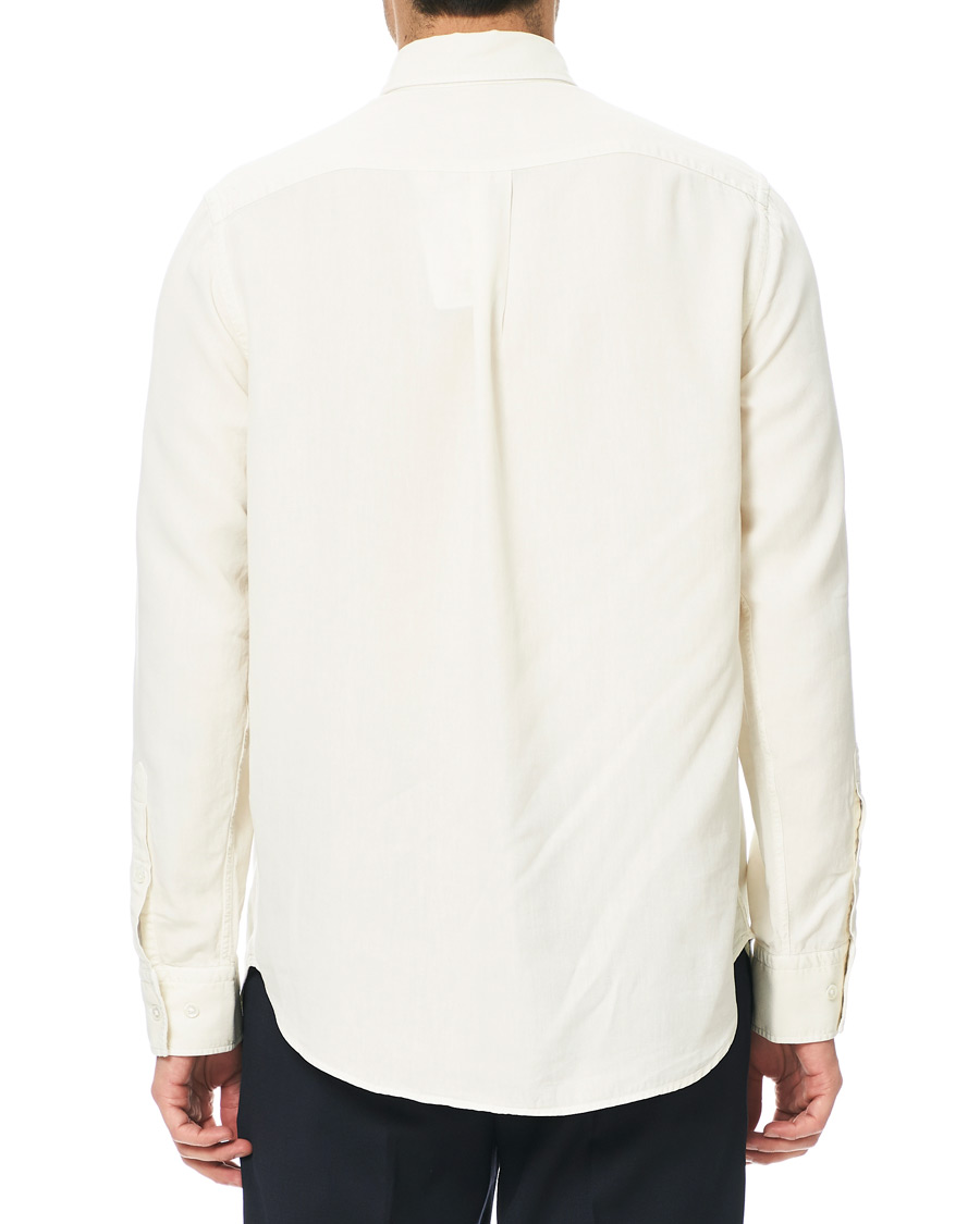Herre | Skjorter | NN07 | Levon Lyocell/Linen Button Down Shirt Vanilla