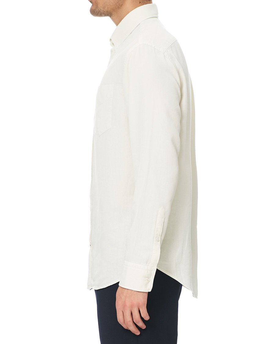 Herre | Skjorter | NN07 | Levon Lyocell/Linen Button Down Shirt Vanilla