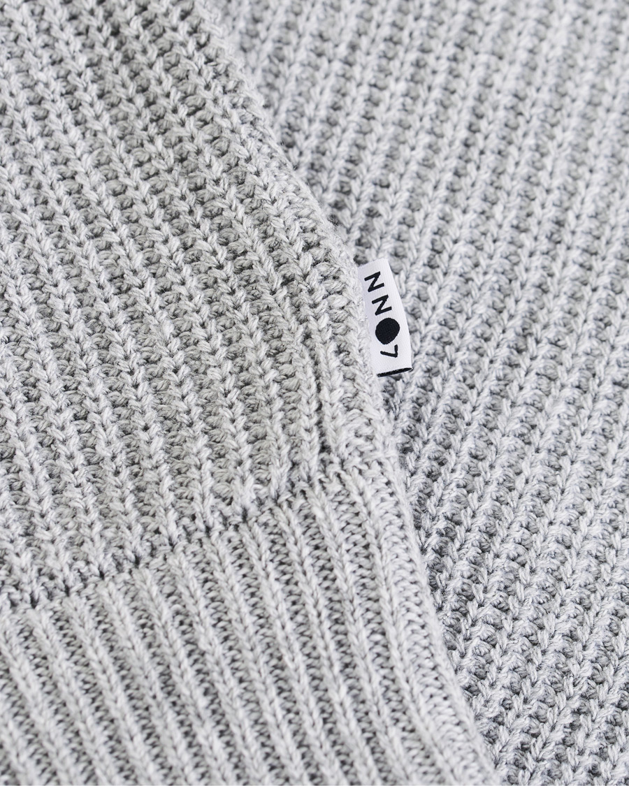Herre | Gensere | NN07 | Piet Full Zip Medium Grey