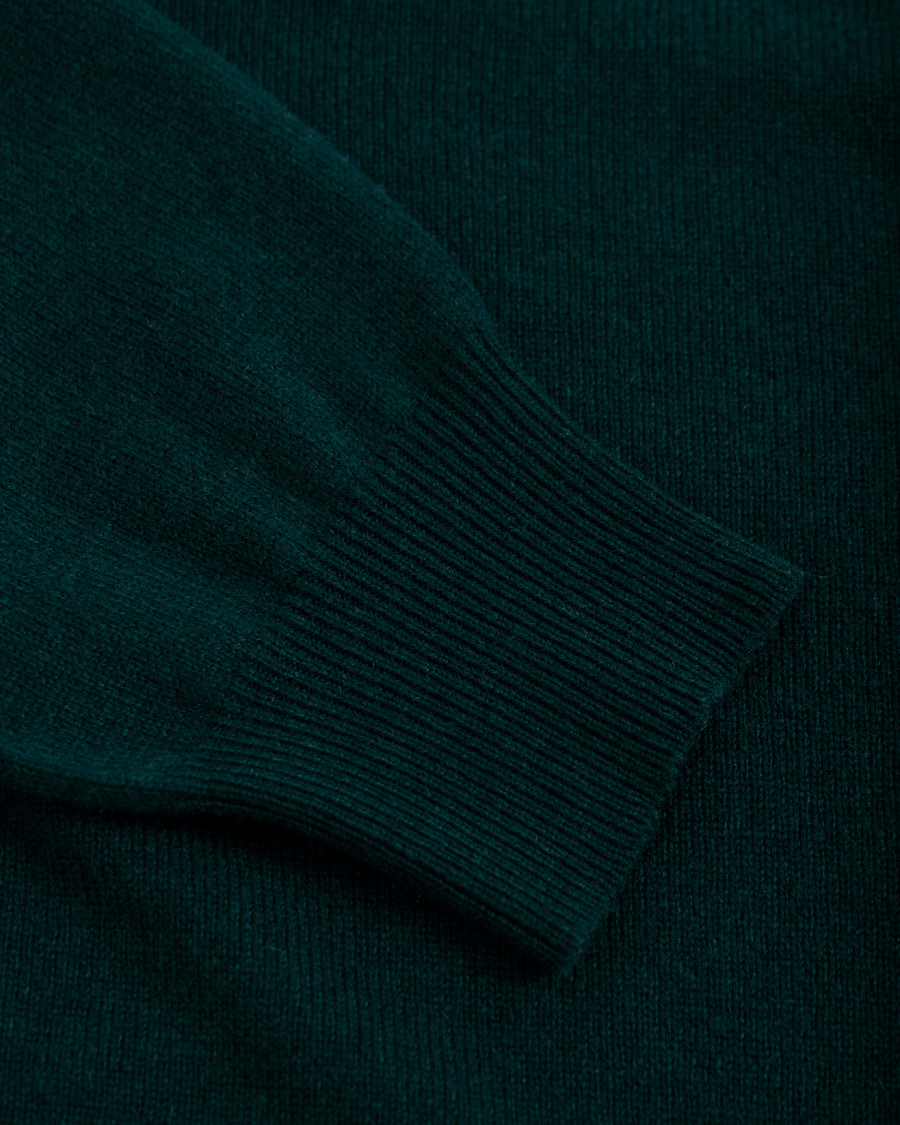 Herre | Gensere | Piacenza Cashmere | Cashmere Crew Neck Sweater Racing Green