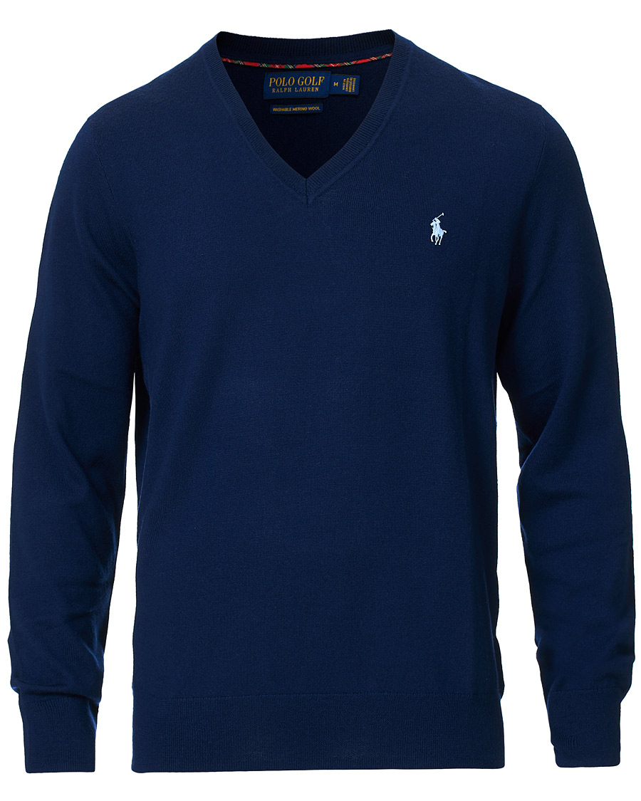 Herre | Gensere | Polo Ralph Lauren Golf | Merino Wool Sweater French Navy