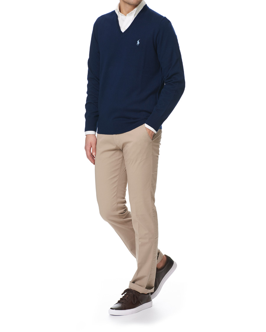 Herre | Gensere | Polo Ralph Lauren Golf | Merino Wool Sweater French Navy