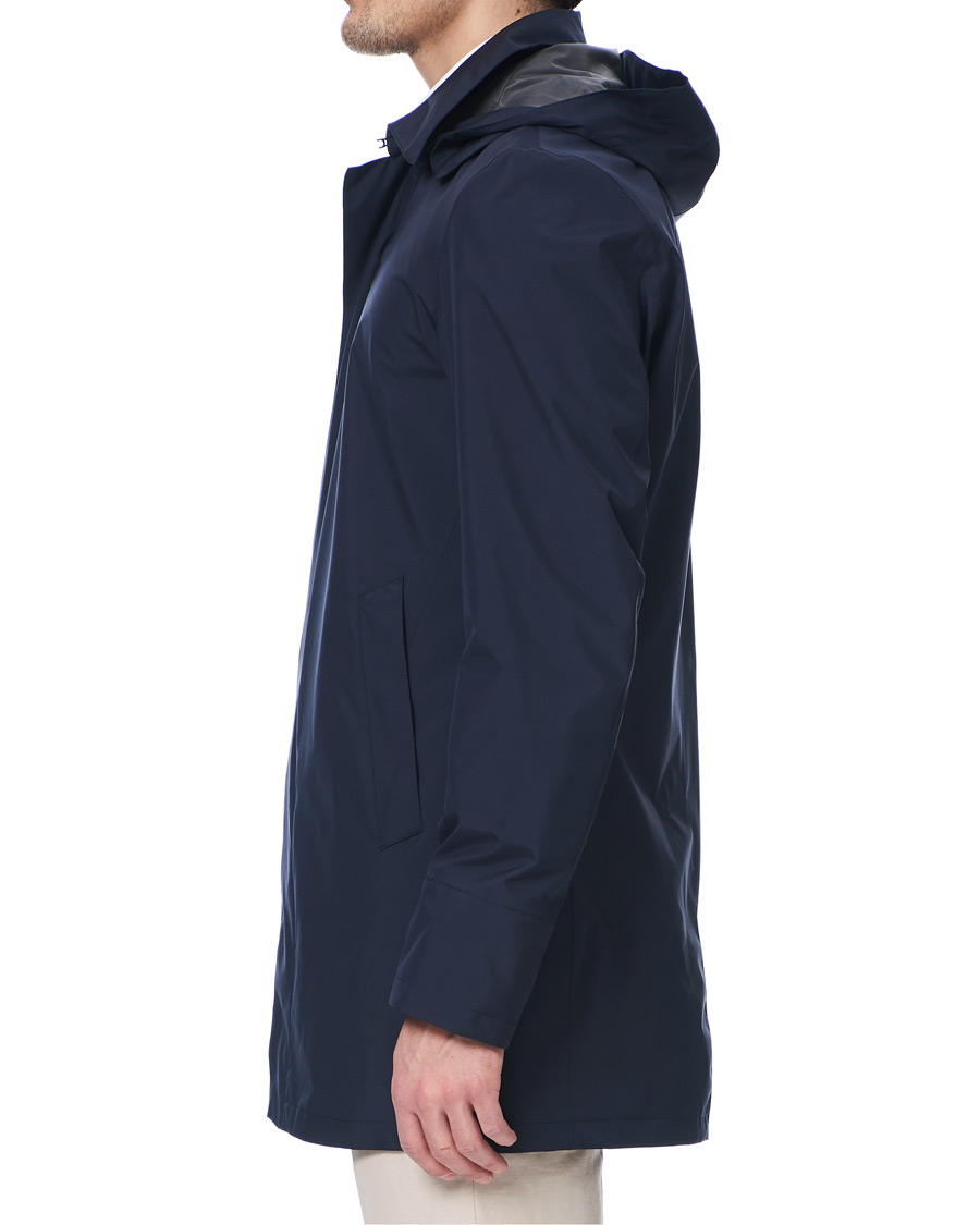 Herre | Jakker | Herno | Laminar Waterproof Gore Tex Coat Deep Blue