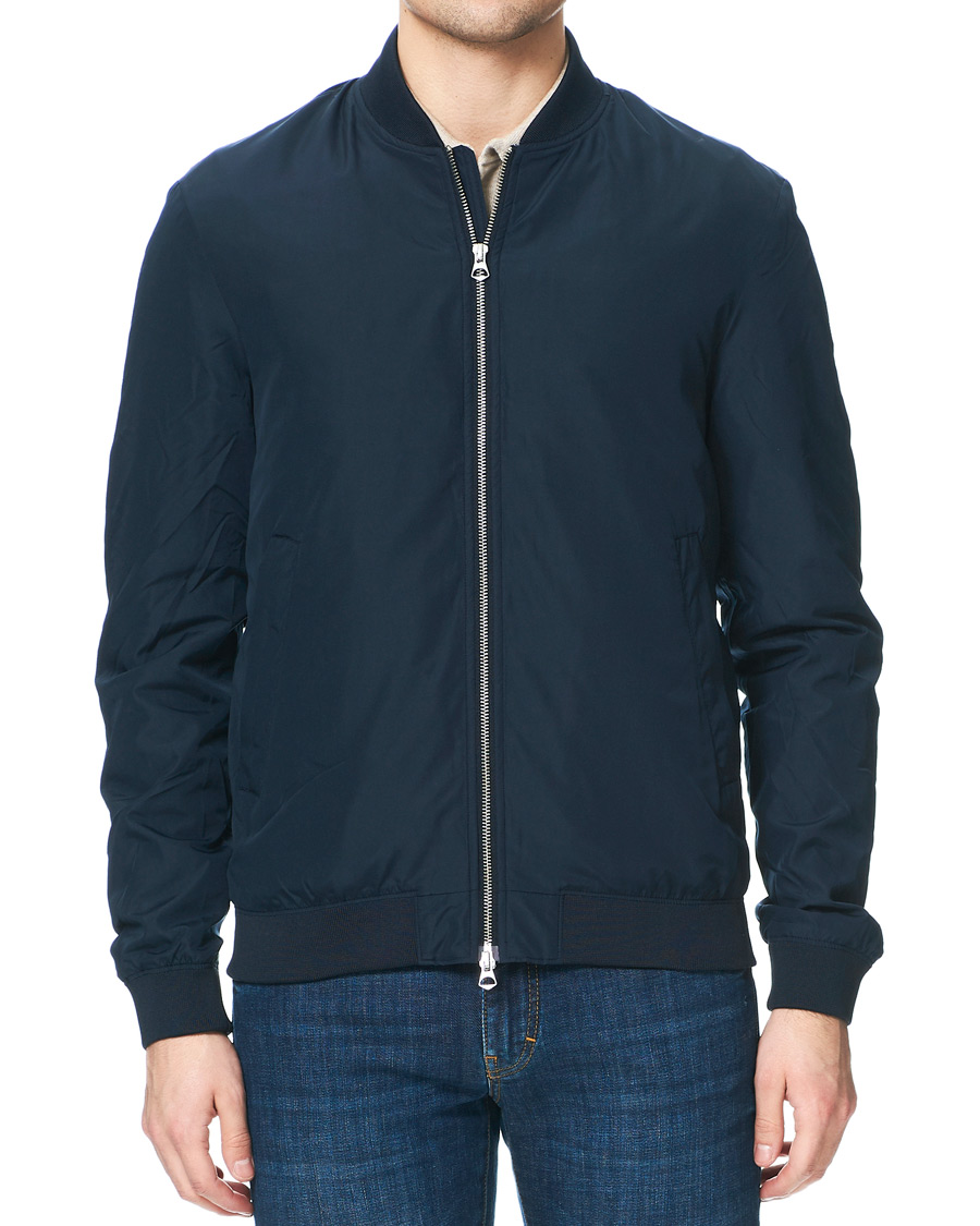 Herre | Jakker | J.Lindeberg | Thom Gravity Bomber Jacket Navy
