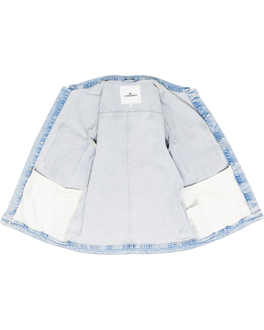 Herre | Jakker | J.Lindeberg | Cam Epic Denim Jacket Light Wash
