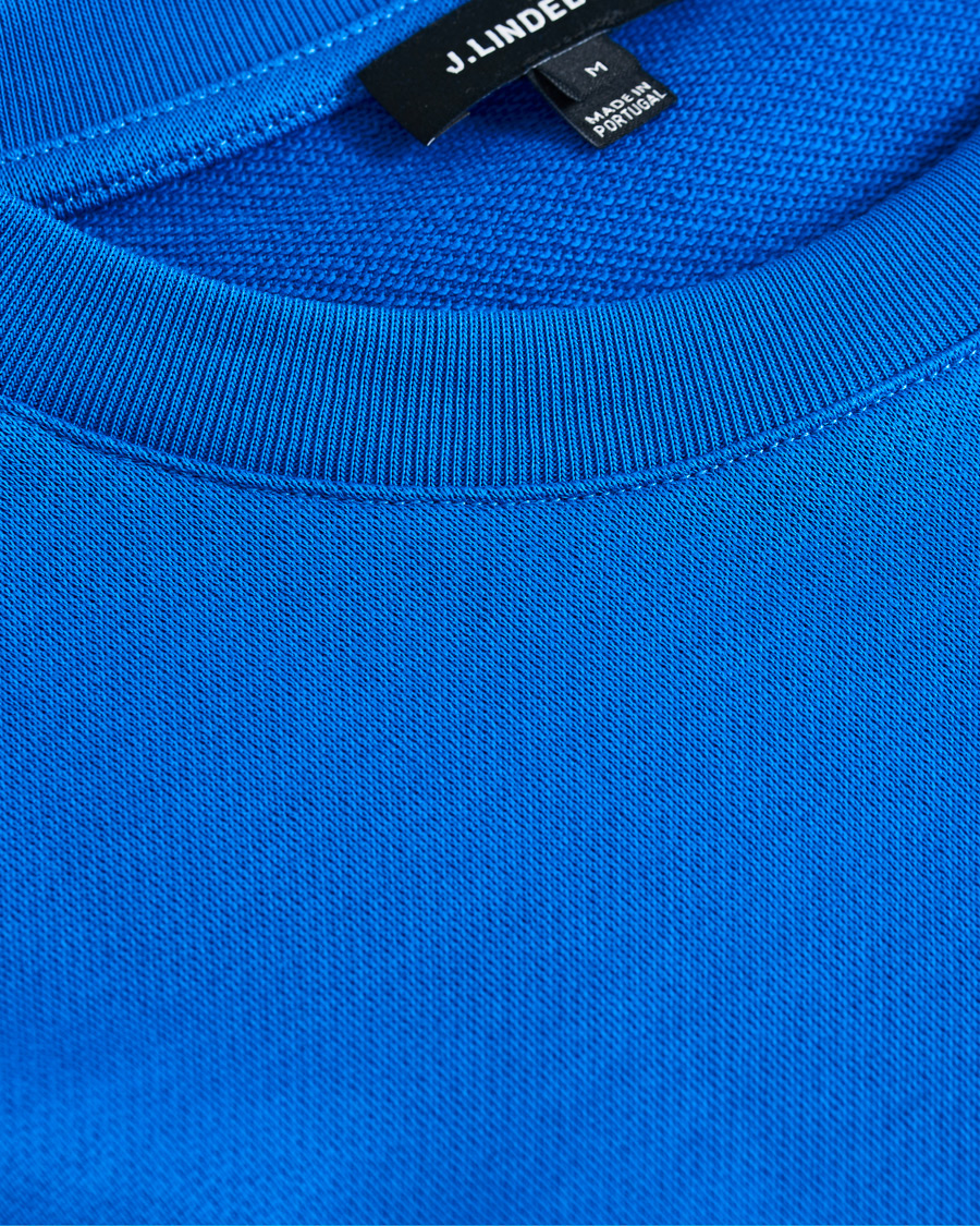 Herre | Gensere | J.Lindeberg | Throw Crew Neck Sweatshirt Yale Blue