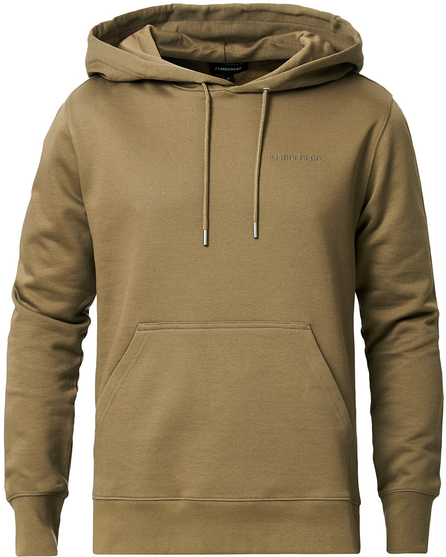 Herre | Gensere | J.Lindeberg | Throw Hoodie Green