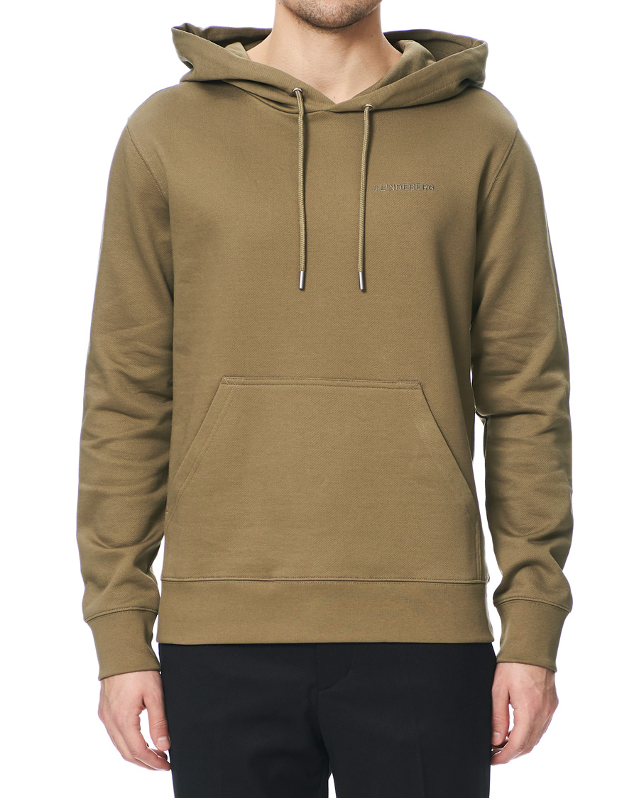 Herre | Gensere | J.Lindeberg | Throw Hoodie Green