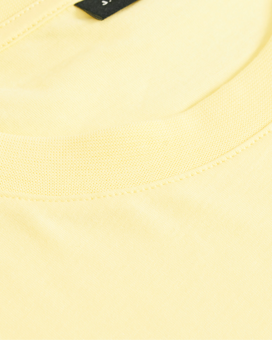 Herre | T-Shirts | J.Lindeberg | Dale Distinct Future Archive Crew Neck Tee Yellow