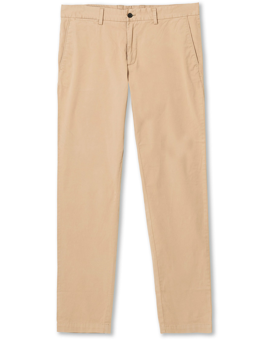 Herre | Bukser | J.Lindeberg | Chaze Super Satin Stretch Chinos Beige