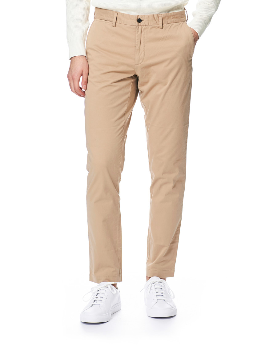 Herre | Bukser | J.Lindeberg | Chaze Super Satin Stretch Chinos Beige