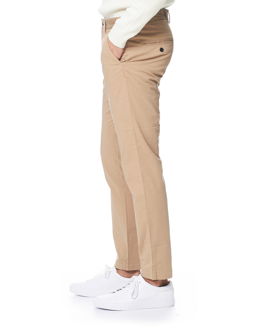 Herre | Bukser | J.Lindeberg | Chaze Super Satin Stretch Chinos Beige