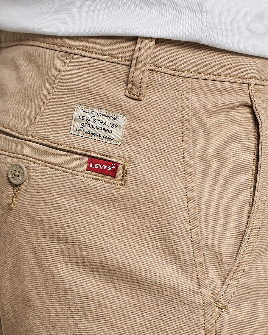 Herre | Bukser | Levi's | Garment Dyed Stretch Chino Beige