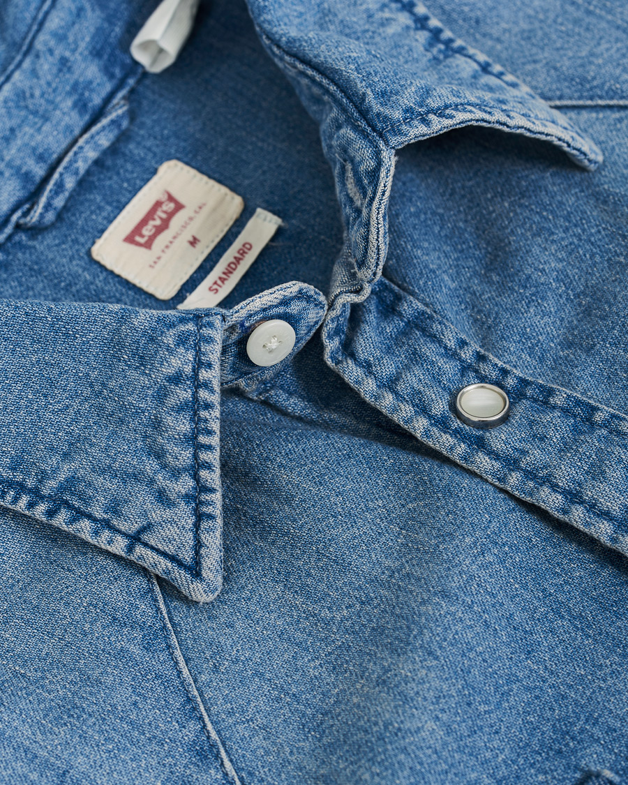 Herre | Skjorter | Levi's | Barstow Western Denim Shirt Stone