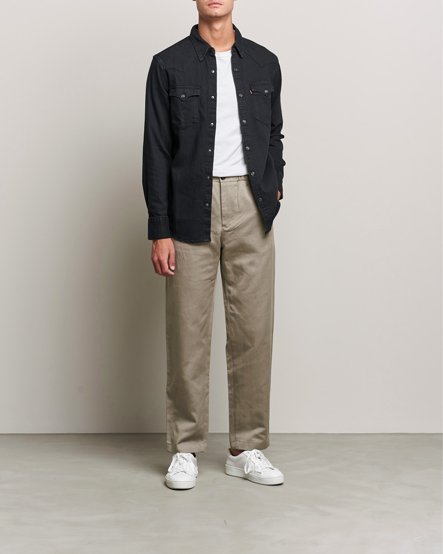 Herre | Skjorter | Levi's | Barstow Western Standard Shirt Marble Black