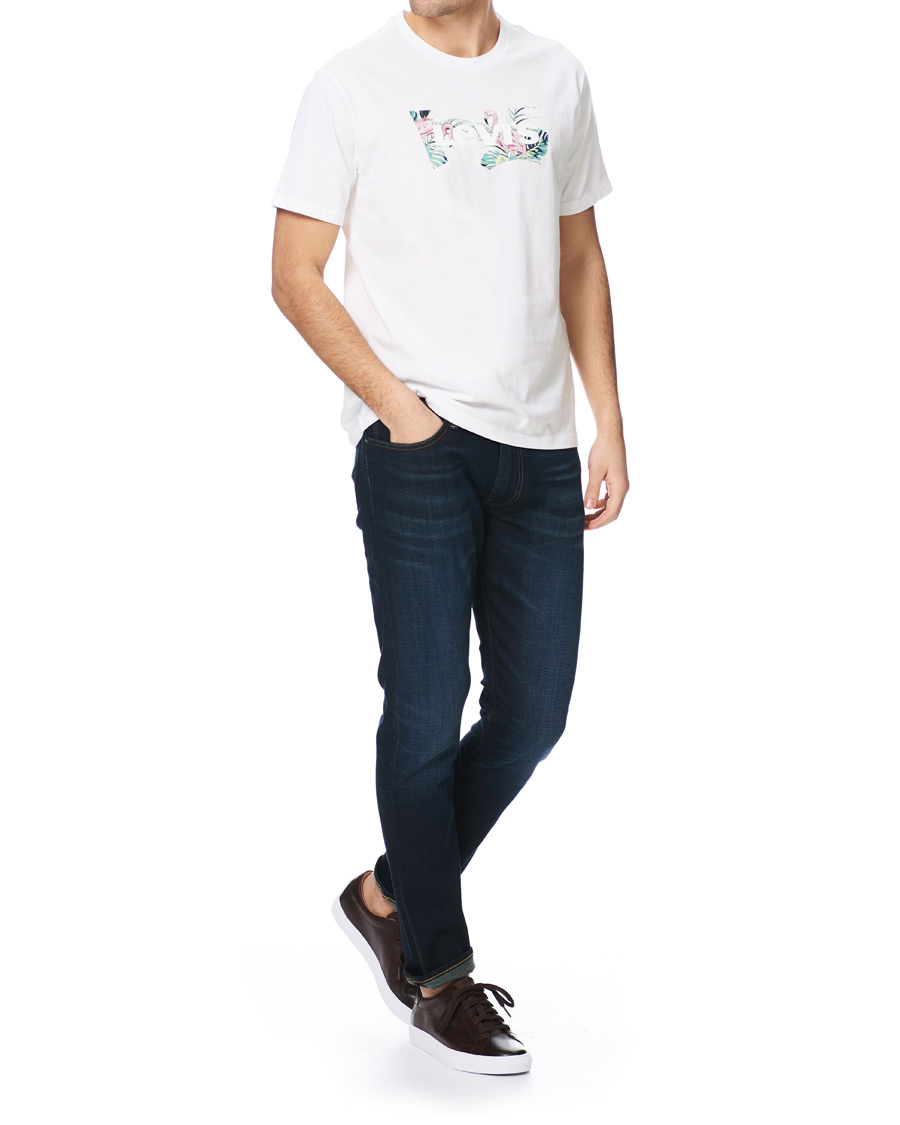 Herre | T-Shirts | Levi's | Flamingo Batwing Crew Neck Tee White