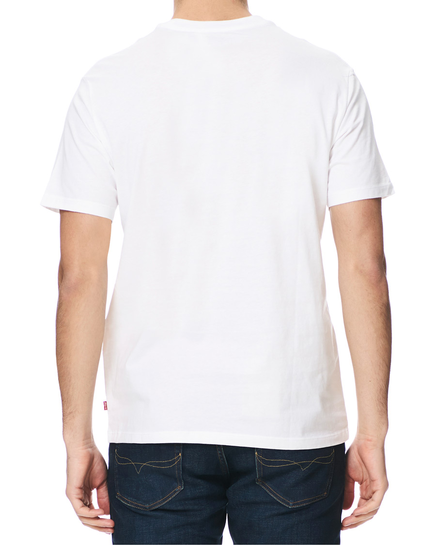Herre | T-Shirts | Levi's | Flamingo Batwing Crew Neck Tee White