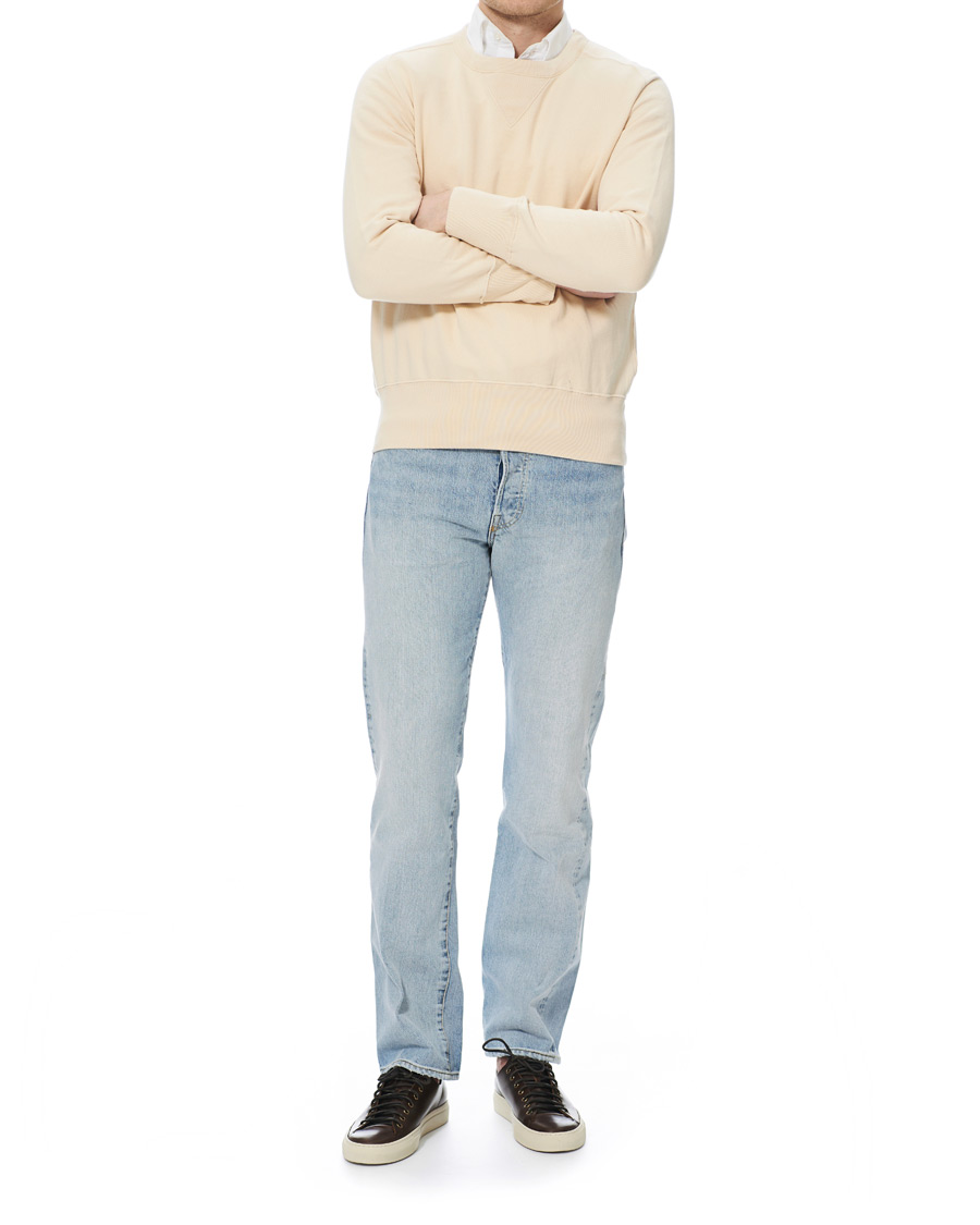 Herre | Gensere | Levi's Vintage Clothing | Bay Meadows Crew Neck Sweatshirts Double Cream