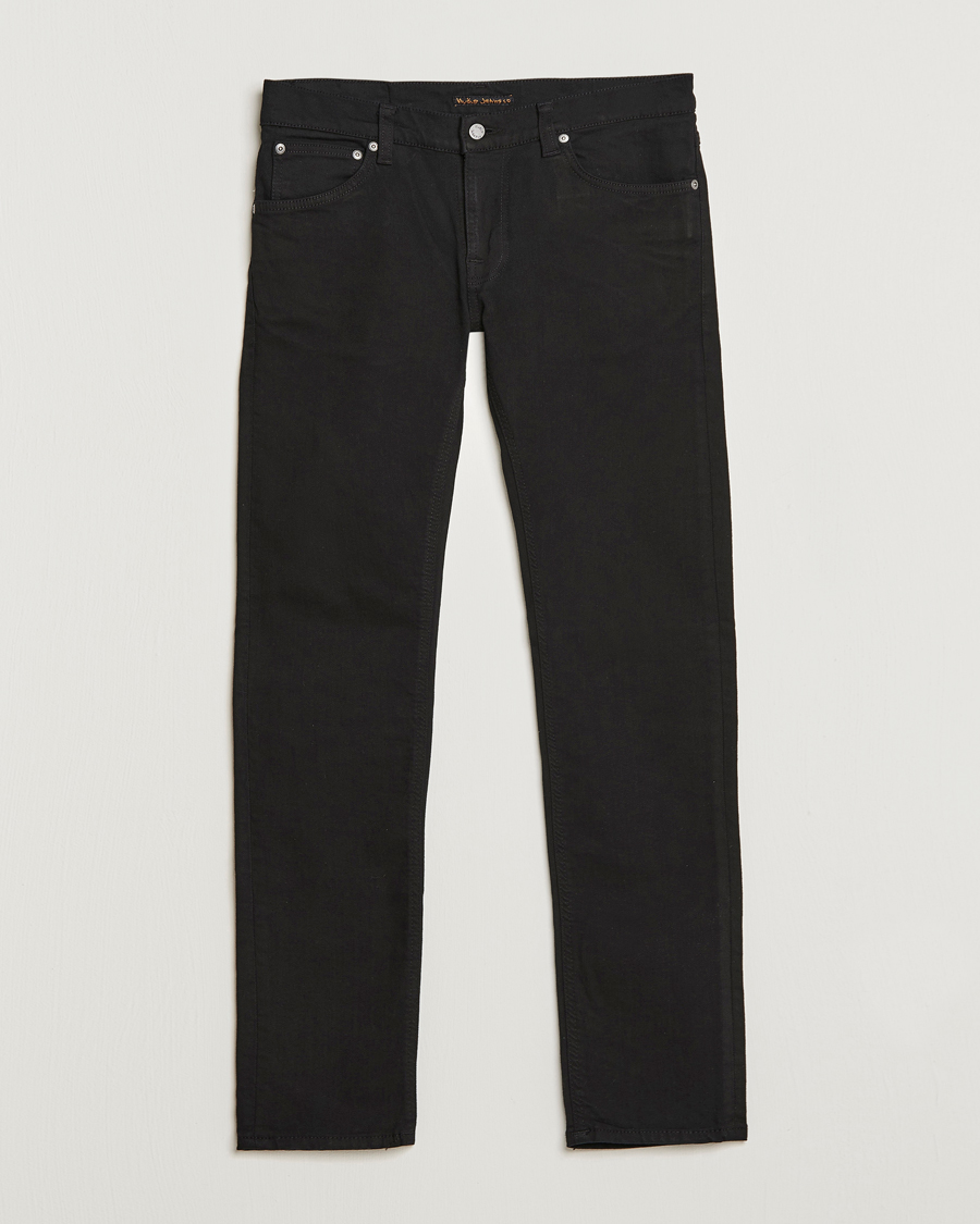 Herre | Jeans | Nudie Jeans | Tight Terry Organic Jeans Ever Black