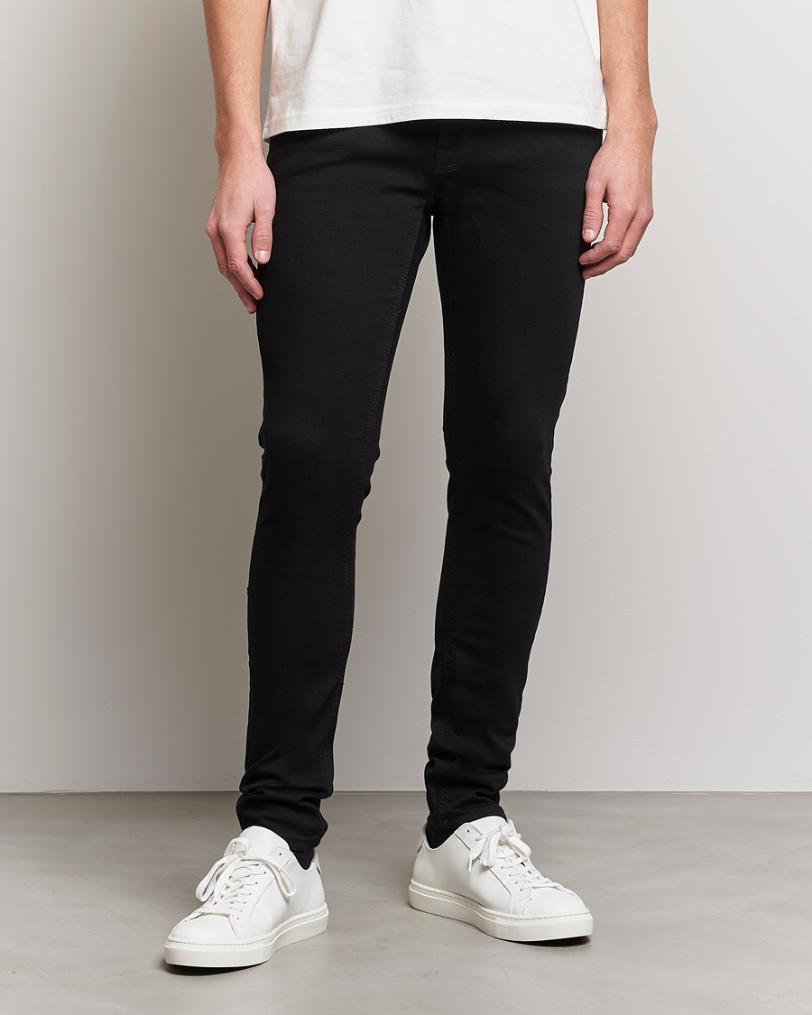 Herre | Slim fit | Nudie Jeans | Tight Terry Jeans Ever Black