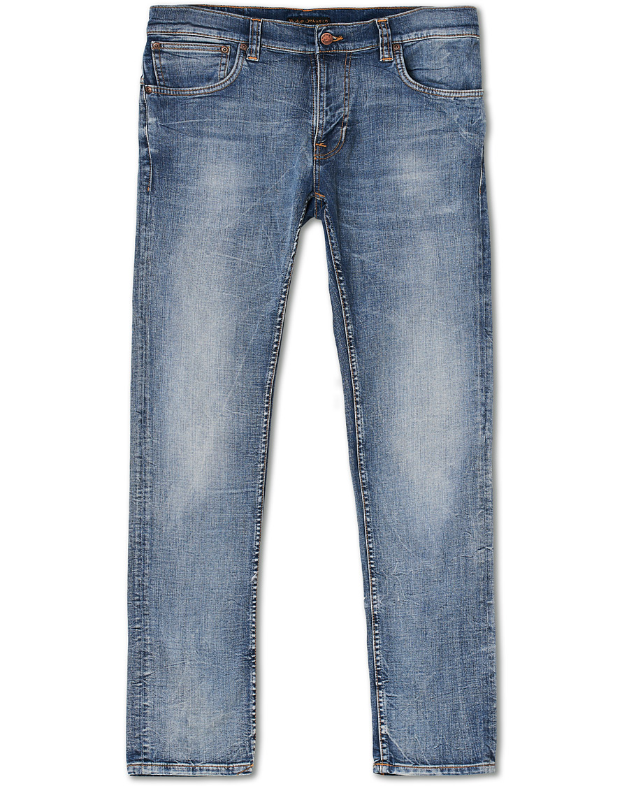 Herre | Jeans | Nudie Jeans | Thin Finn Organic Jeans Broken Sage