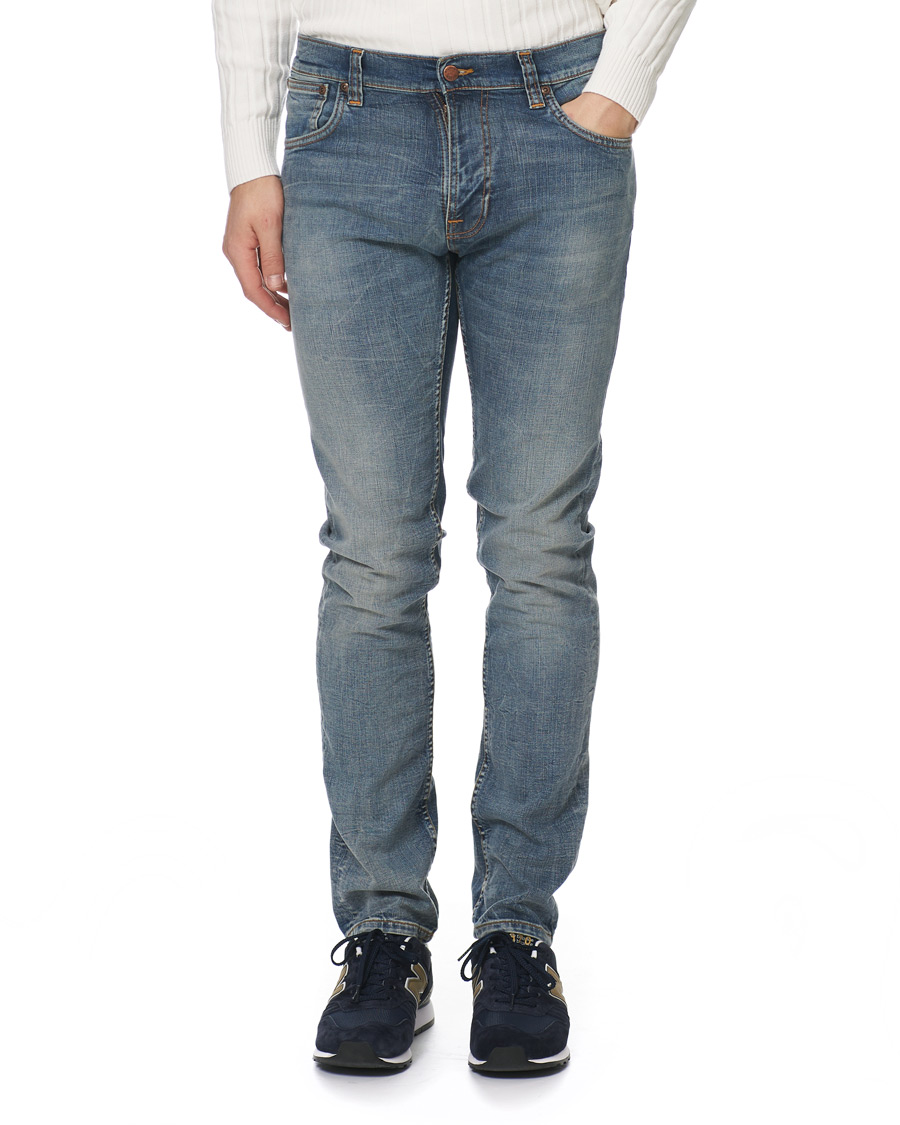 Herre | Jeans | Nudie Jeans | Thin Finn Organic Jeans Broken Sage