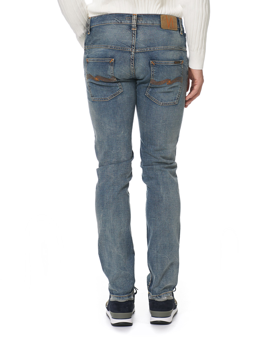 Herre | Jeans | Nudie Jeans | Thin Finn Organic Jeans Broken Sage