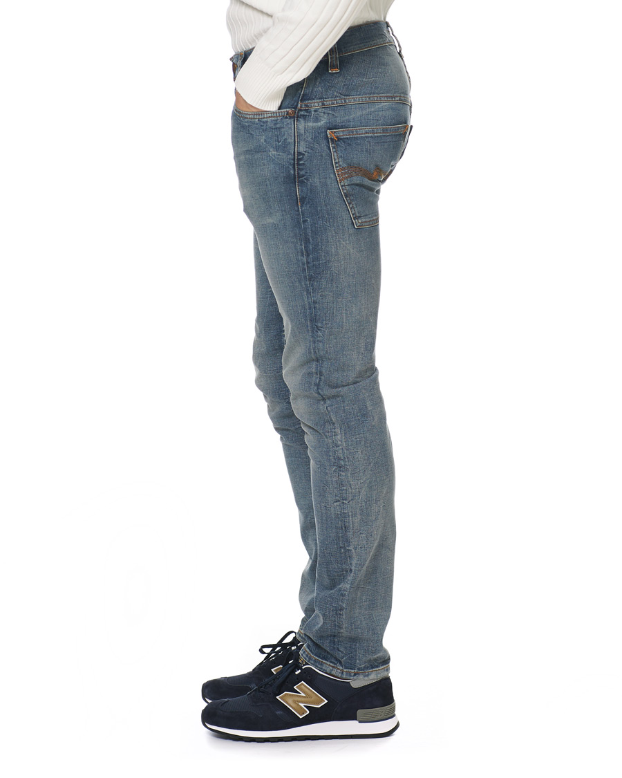Herre | Jeans | Nudie Jeans | Thin Finn Organic Jeans Broken Sage