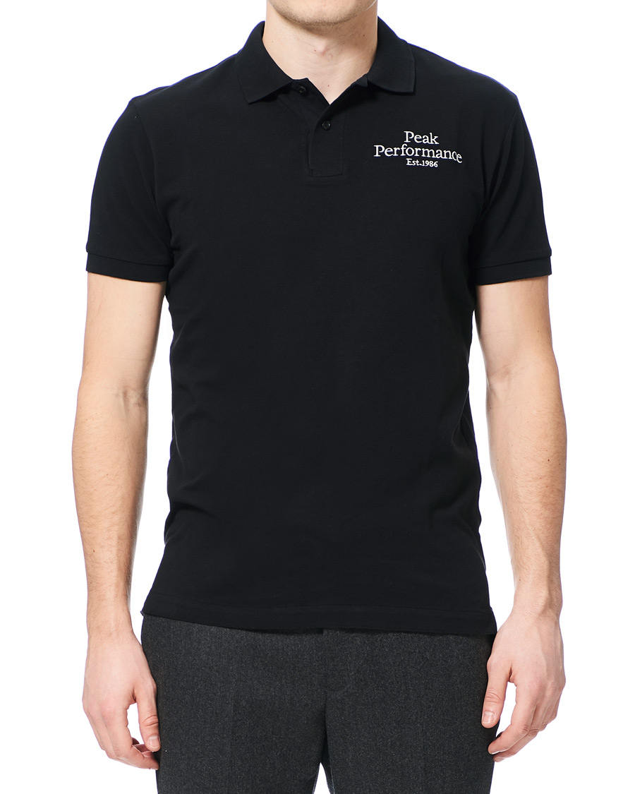 Herre | Pikéer | Peak Performance | Original Logo Polo Black